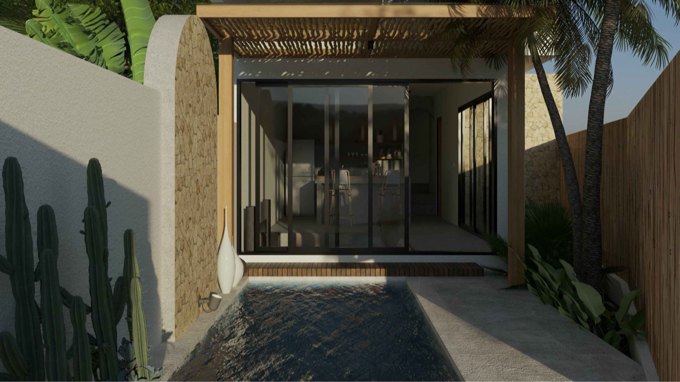 Arrival at a luxury Bali villa